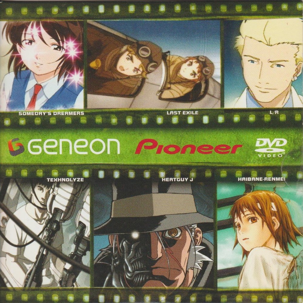 Geneon Pioneer 2003 Anime Promo DVD Somedays Dreamers Last Exile L/R Heatguy J